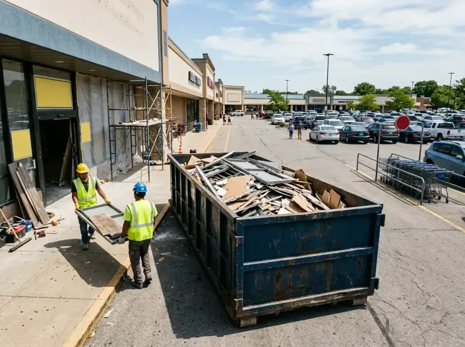 retail-store-renovation-debris-003 — frequently asked questions, Roll-off Dumpster Rentals in Excelsior Springs, MO